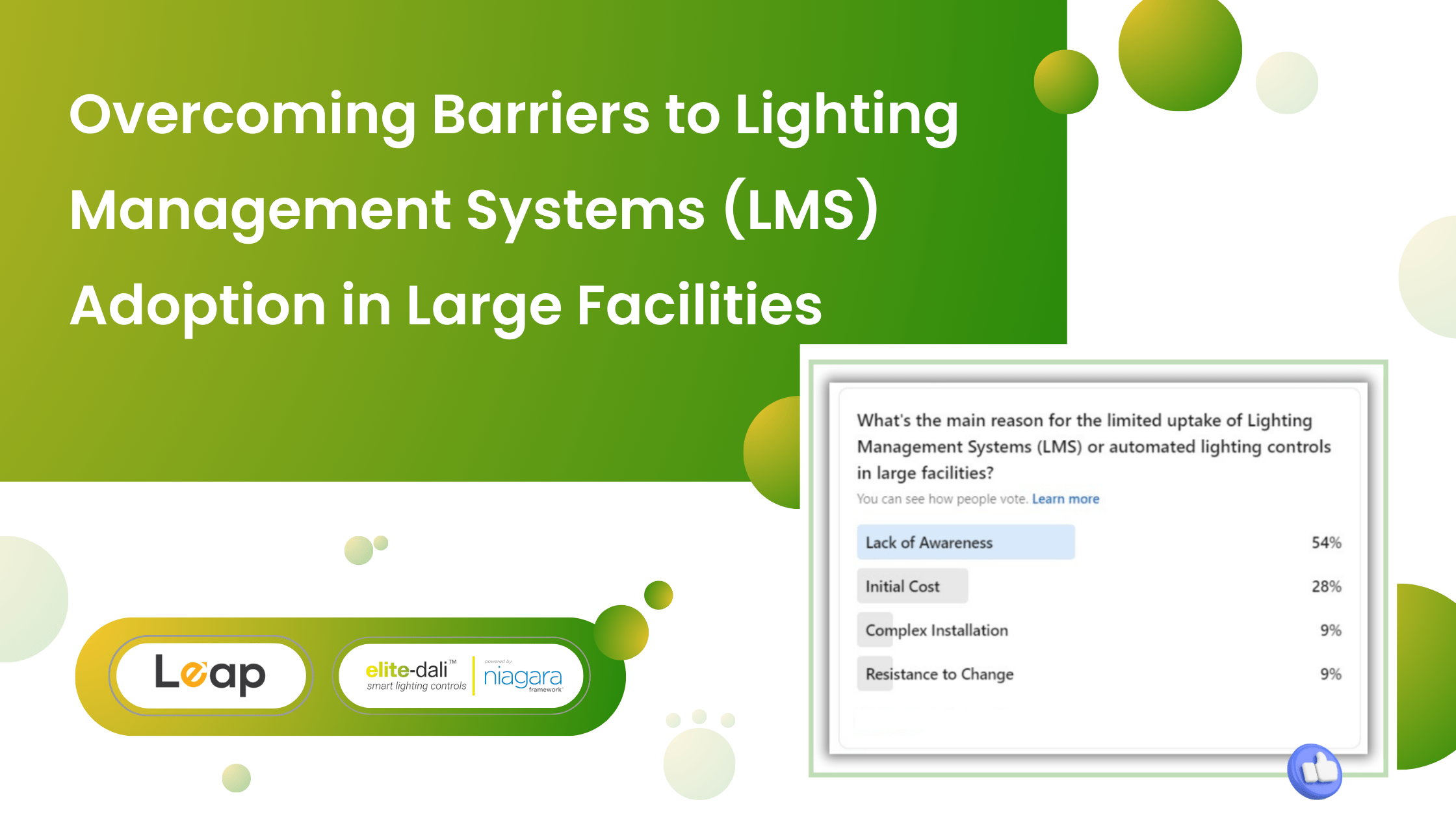 Overcoming Barriers to Lighting Management Systems (LMS) Adoption in Large Facilities.
